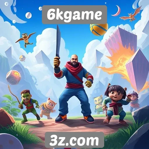 Variedade de jogos disponíveis no 6kgame